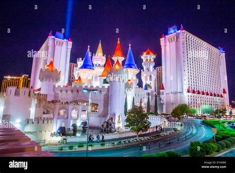 The Excalibur Hotel and Casino in Las Vegas Stock Photo - Alamy