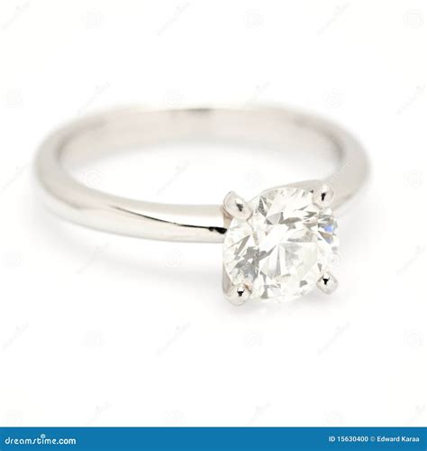 One Carat Diamond Solitaire. Stock Photo - Image of carat, precious: 15630400