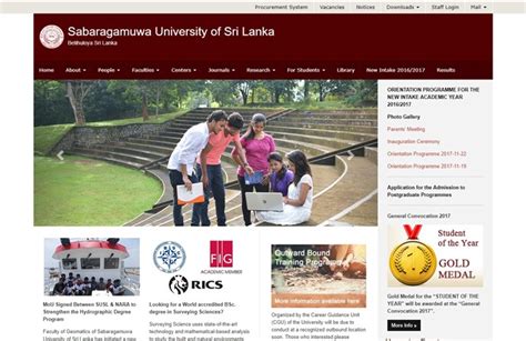 Sabaragamuwa University of Sri Lanka in Sri Lanka