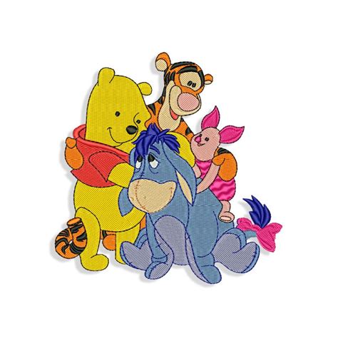 Winnie The Pooh Oh Bother Pooh Bear disney Embroidery Machine Designs Instant Digital Download ...