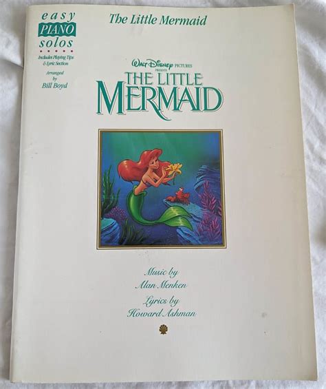 The Little Mermaid Disney Easy Piano Solos Sheet Music | Reverb Canada