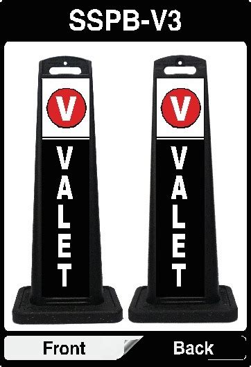 Valet Signs, Portable Parking Lot Direction Signs