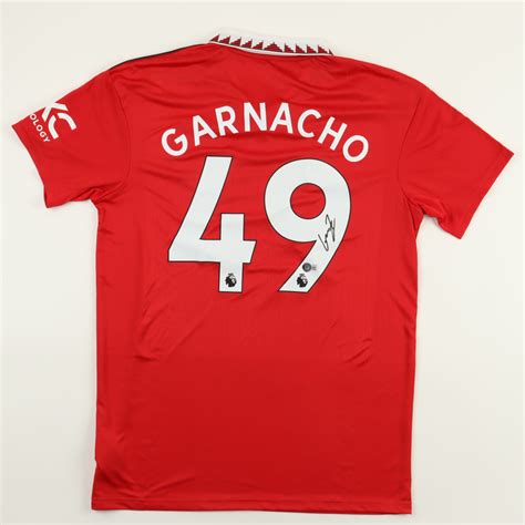 Alejandro Garnacho Signed Manchester United Jersey (Beckett) | Pristine ...