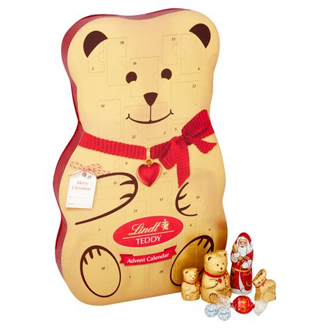 Advent Calendars Celebrations & Occasions LINDT TEDDY MILK CHOCOLATES ADVENT CALENDAR 250G