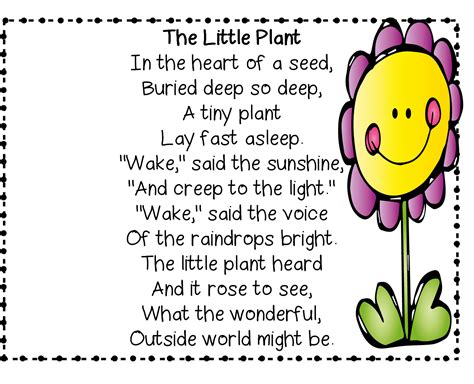 Image result for march poems for kindergarten Kindergarten Poems, Preschool Poems, Kids Poems ...