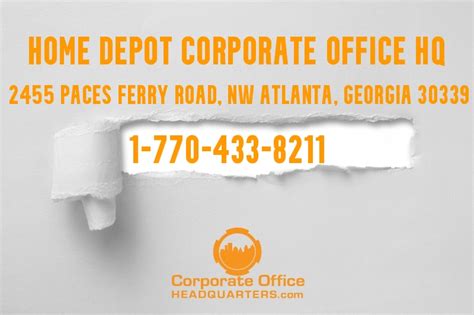 Home Depot Corporate Office Headquarters