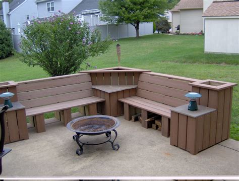 Outdoor Corner Bench Seating Plans - Image to u