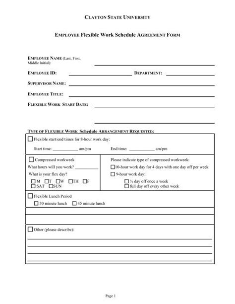 Overtime Agreement Template | PDF Template