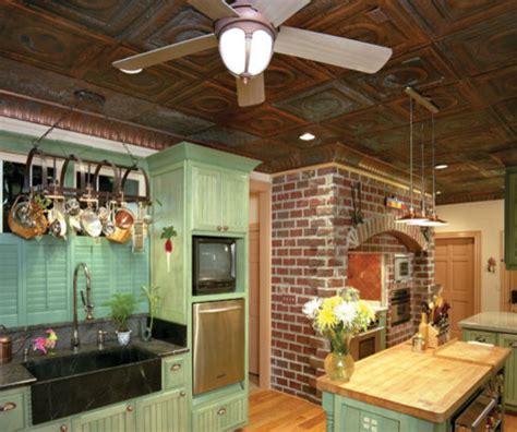 Classic Tin Ceiling Tiles - Eclectic - Kitchen - Miami - by Decorative Ceiling Tiles, Inc.