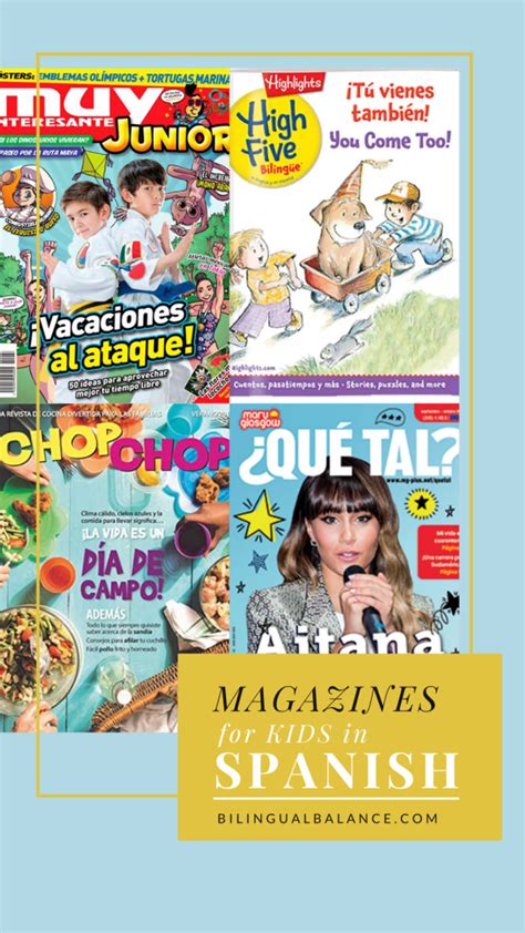 Top Spanish Magazines for Kids - Bilingual Balance