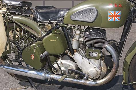 1940 BSA M20 military motorcycle