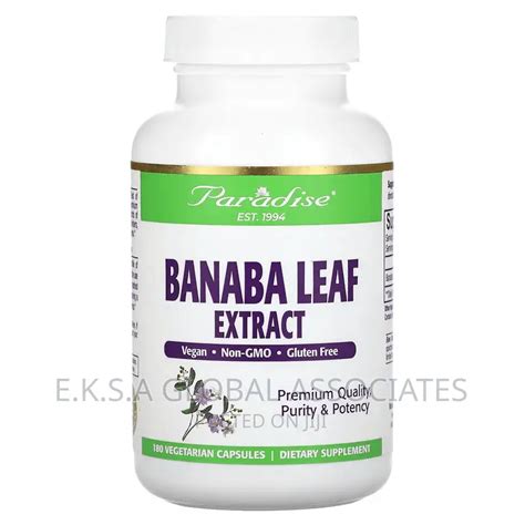 Banaba Leaf Extract, 180 Vegetarian Capsules in Tema Metropolitan ...