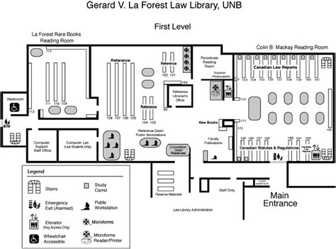 Law Library | About Us | Floor Plan | UNB