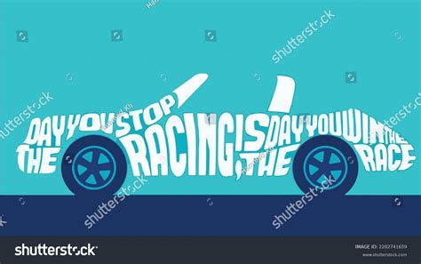 Typography Illustration Typography Car Design Premium Stock Vector ...