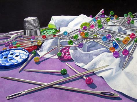 Painting : "Pins and Needles" (Original art by Judy Nunno)