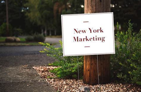 Get Personalized Lawn Signs for Your Business! | New York Marketing