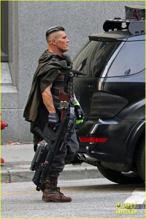 Josh Brolin Spotted in Costume as Cable on 'Deadpool 2' Set! | Hair cuts, Mens haircuts fade ...