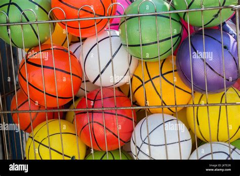 Rubber ball of various color as a background Stock Photo - Alamy