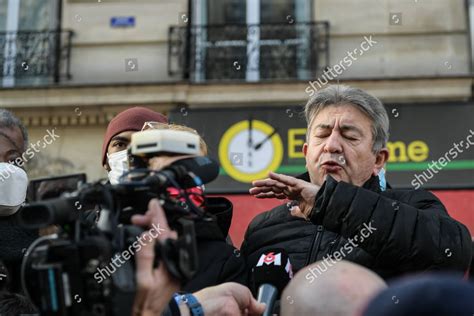 Jean Luc Melenchon Candidate 2022 Presidential Editorial Stock Photo ...