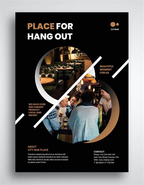 Hangout Flyer Promo Template PSD | Flyer design templates, Flyer, Poster template