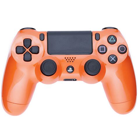 PlayStation DualShock 4 Custom Controller - Gloss Orange Games ...