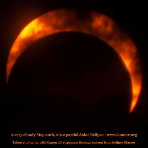 May 20th, 2012 Partial Solar Eclipse setting over Colorado Rocky Mountains