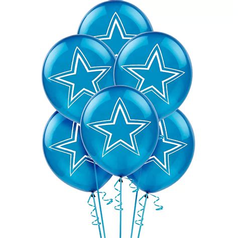 Dallas Cowboys Balloons 6ct | Party City