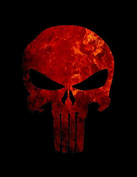 Punisher Skull Red by MyMomSaysImCool on DeviantArt