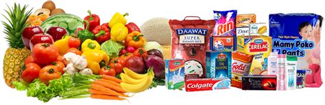 Grocery, Snacks, Canned Goods, Fresh Produce, Dairy Products PNG