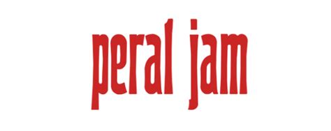 Pearl Jam Logo Font