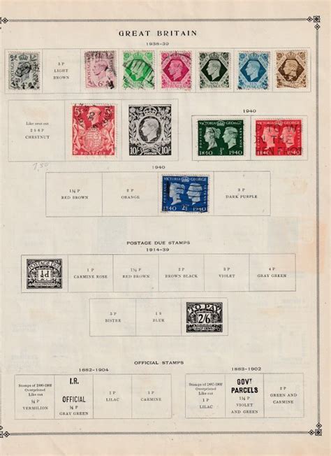 Great Britain Collection - 4 Scans. All the stamps are in the scans. | Great Britain, General ...