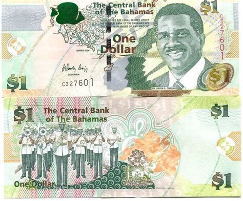 BAHAMAS 1 DOLLAR 2008 P-71 UNC | eBay | Bank notes, Currency note ...