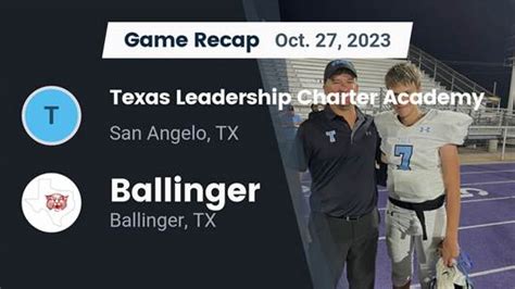 Football Game Recap: Ballinger Bearcats vs. San Angelo Texas Leadership ...