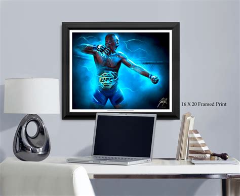 Israel Adesanya “The Last Stylebender” | Israel Adesanya art collectible | UFC art | Israel ...