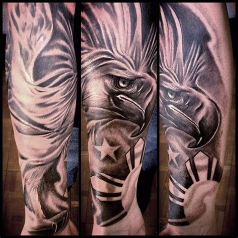 Philippine eagle tattoo | Animal sleeve tattoo, Tattoos, Eagle tattoo