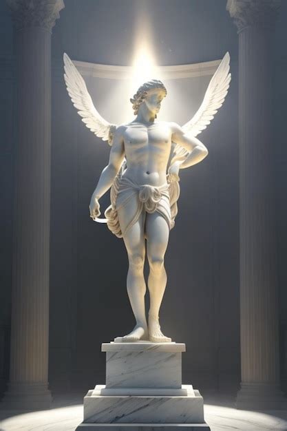 Premium AI Image | Statue of Apollo