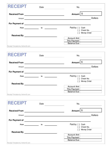 Sales Receipt Form - 2 Free Templates in PDF, Word, Excel Download