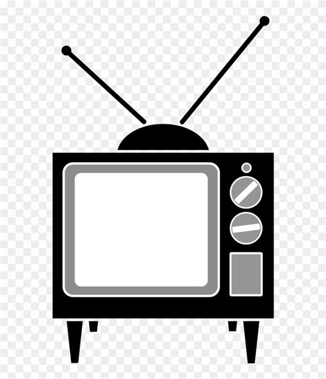 Old Fashion Tv Clipart Image