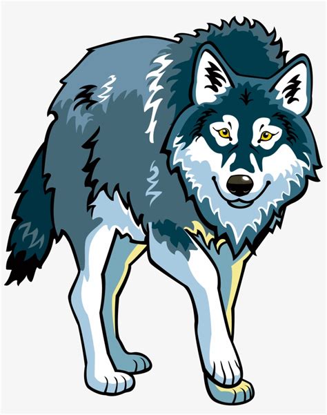 Clip Art Royalty Free Stock Gray Wolf Coyote Clip Art - Black And White Cliparts Of Wolf - Free ...