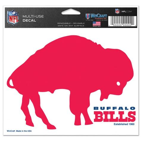 Buffalo Bills Retro Logo - 5x6 Ultra Decal at Sticker Shoppe