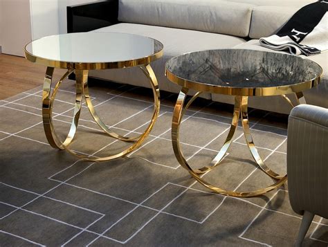 Gold Glass Coffee Table Coffee Table Design, Gold Glass Coffee Table, Unique Coffee Table, Coffe ...