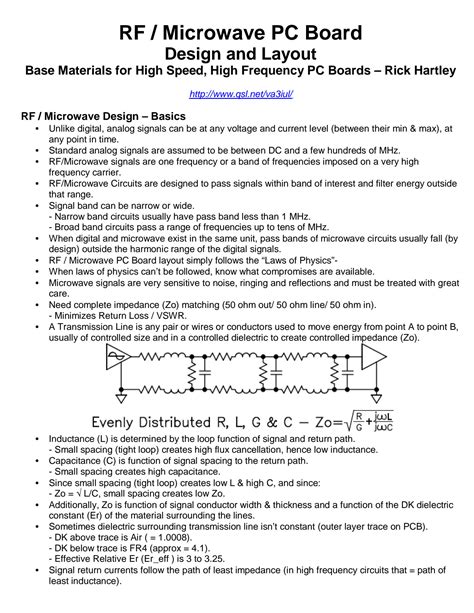 SOLUTION: Rf microwave pcb design and layout - Studypool