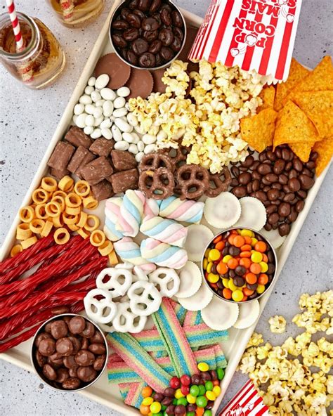 Movie Night Snacks Board - Good Party Ideas