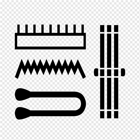Hieroglyphs, hieroglyph, egyptian, icon, png | PNGWing