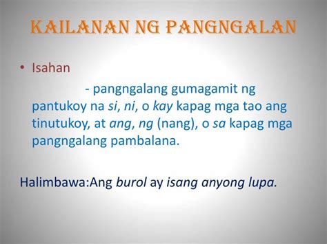 PPT - PANGNGALAN PowerPoint Presentation - ID:2077404