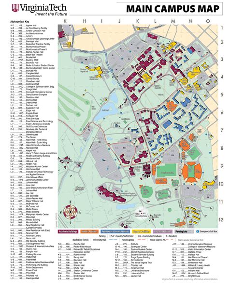 Virginia Tech Campus Map - CYNDIIMENNA