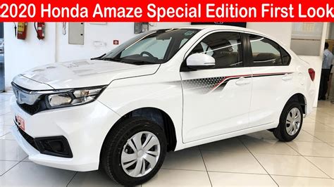 2020 Honda Amaze Special Edition Detailed Walkaround Review l Aayush ssm 🔥 - YouTube