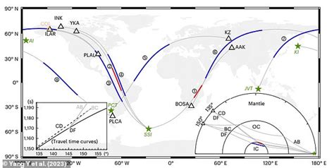 Rotation of Earth's inner core could be lengthening days, study reveals | Daily Mail Online