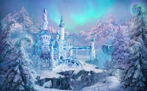 Wallpaper Elsa Frozen Castle Queen Disney Illust Snow - vrogue.co