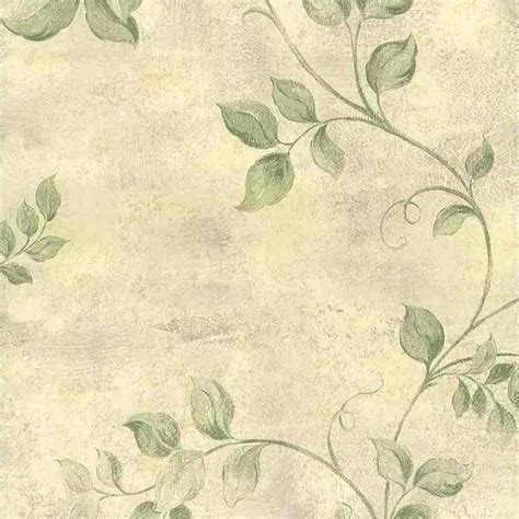 Green Leaves Vintage Wallpaper UK 72373 Double Rolls